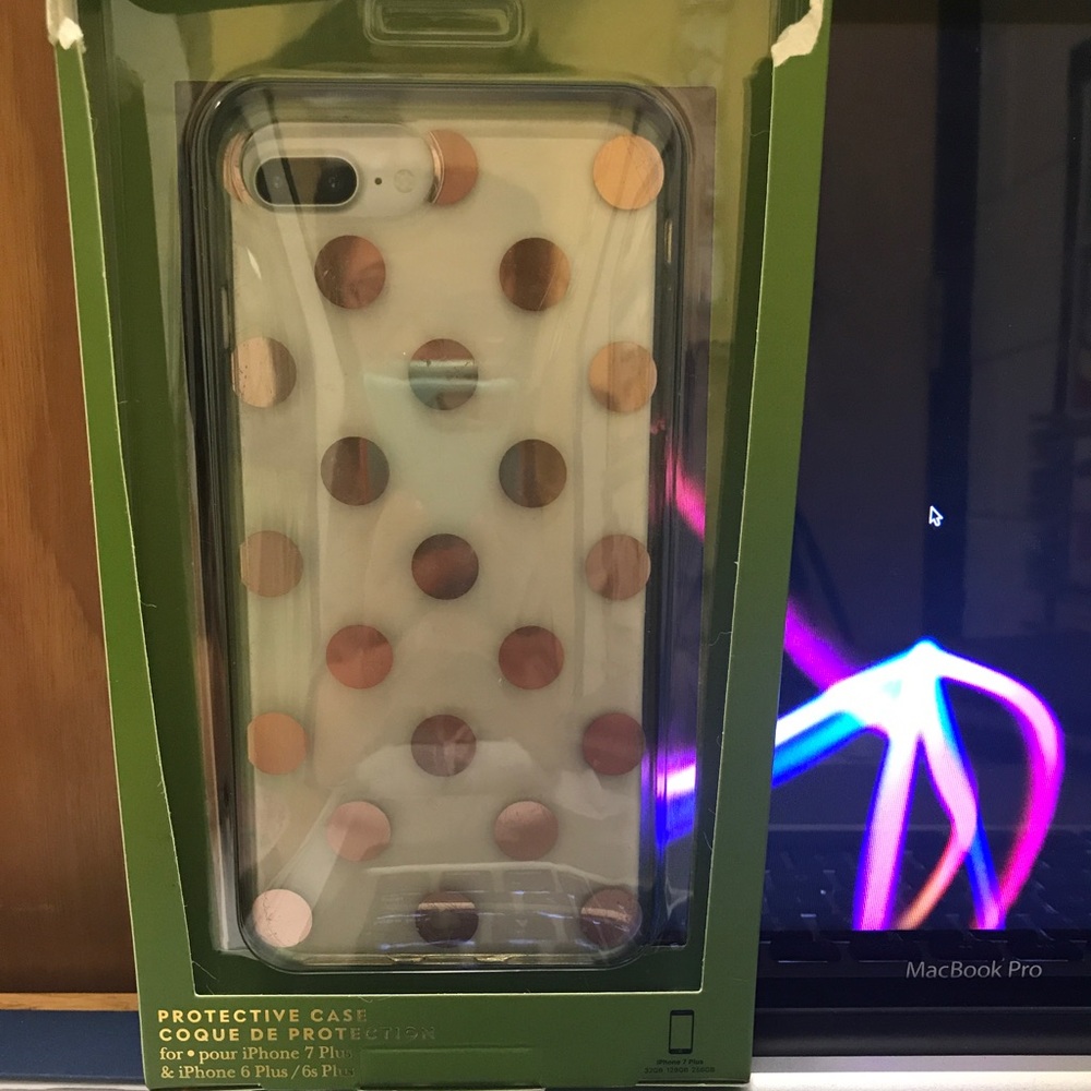 iPhone 6plus & 7plus rose gold phone case